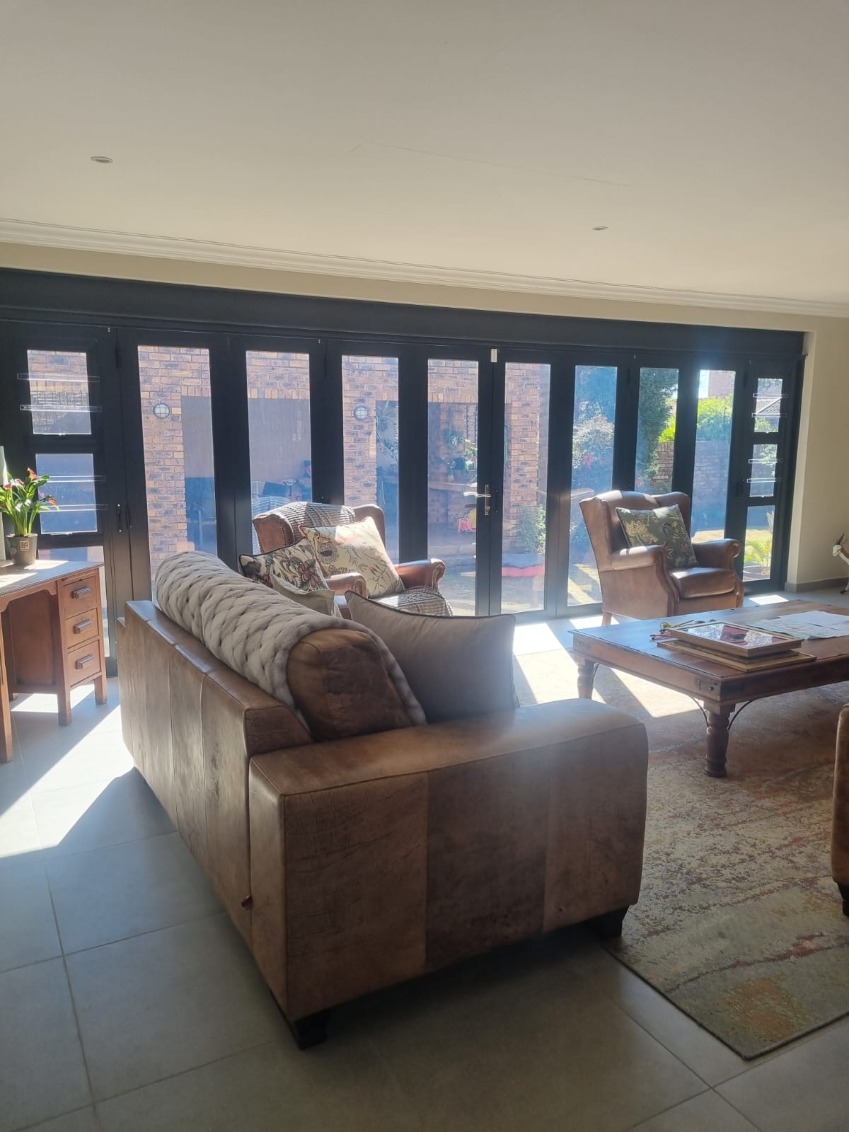 Bi-fold doors opening both sides in Centurion