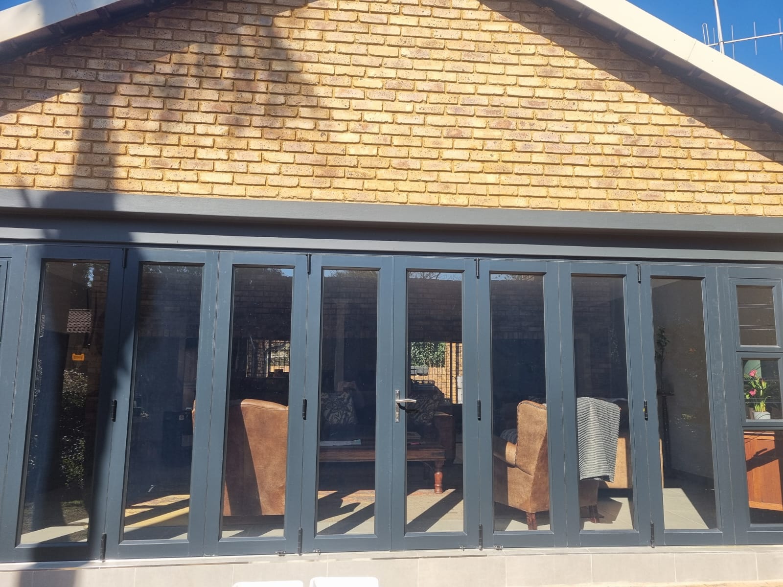 Bi-fold doors opening both sides in Centurion