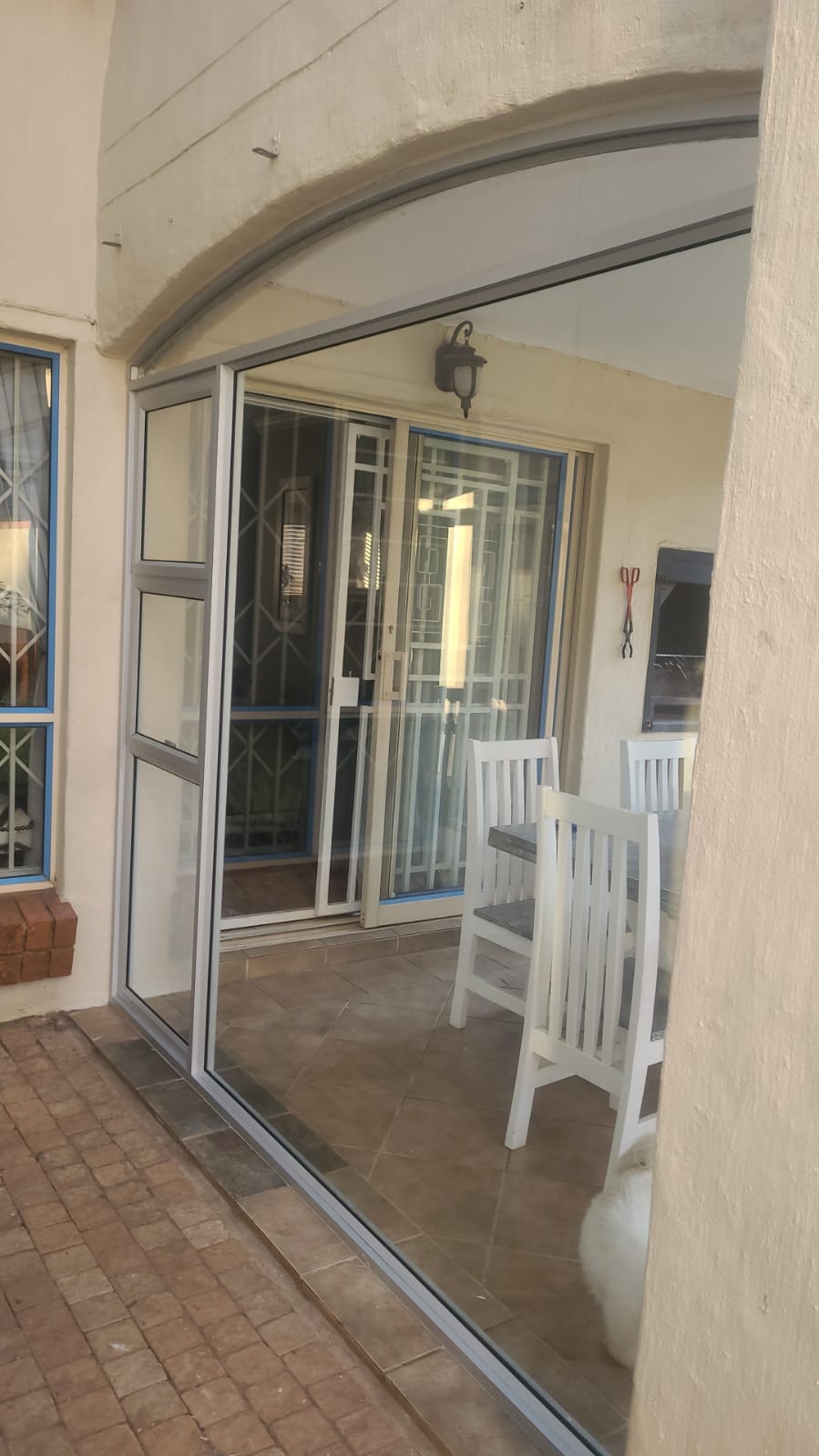 Custom arch shopfront window in Garsfontein