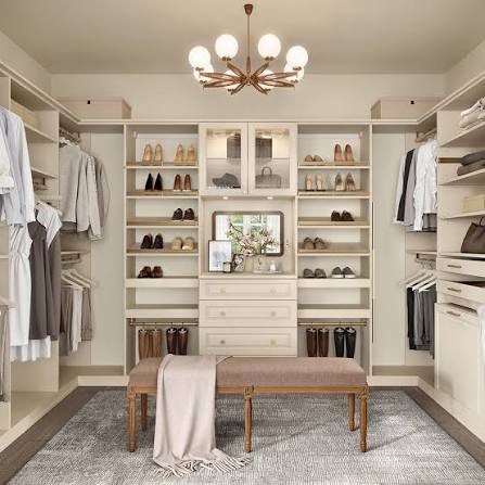 Custom walk-in closet design in Pretoria